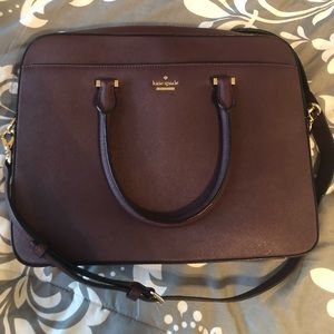 EUC 13inch Kate Spade Saffiano leather laptop bag